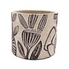 Okak Cement Planters Pot Set of 4/2, Plant Pots with Botanical Motifs, Flower Pots for Indoor Outdoor Plants - 3 of 4