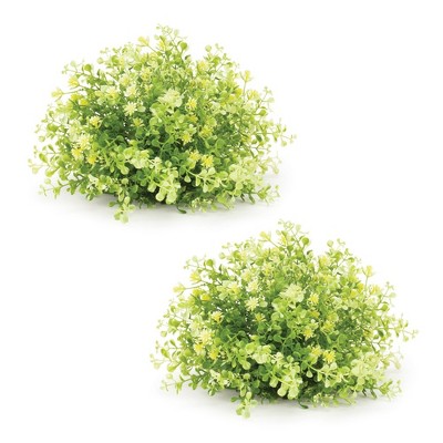 Artificial Foliage Half Orb Melrose Half Orb Artificial Foliage Bushes ...