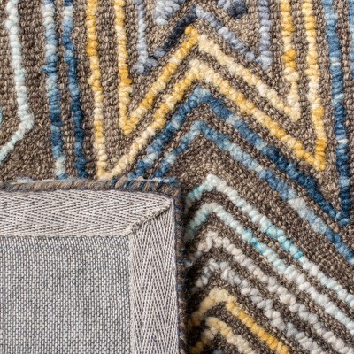 Trace 3' x 5' Gray and Beige Hand-Tufted Wool Area Rug