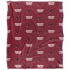 North Carolina Central University Logo Pattern Silky 50x60 Blanket, 1 Sided - 2 of 4