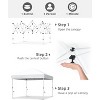 10x10 Pop Up Canopy Tent with One-Push Button Setup, Heavy Duty，with Wheeled Carry Bag, 3 Height Settings, 4 Weight Bags, Stakes & Guy Ropes - 4 of 4