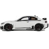 BMW M2 M White with Black Stripes 1/18 Model Car by GT Spirit - 4 of 4