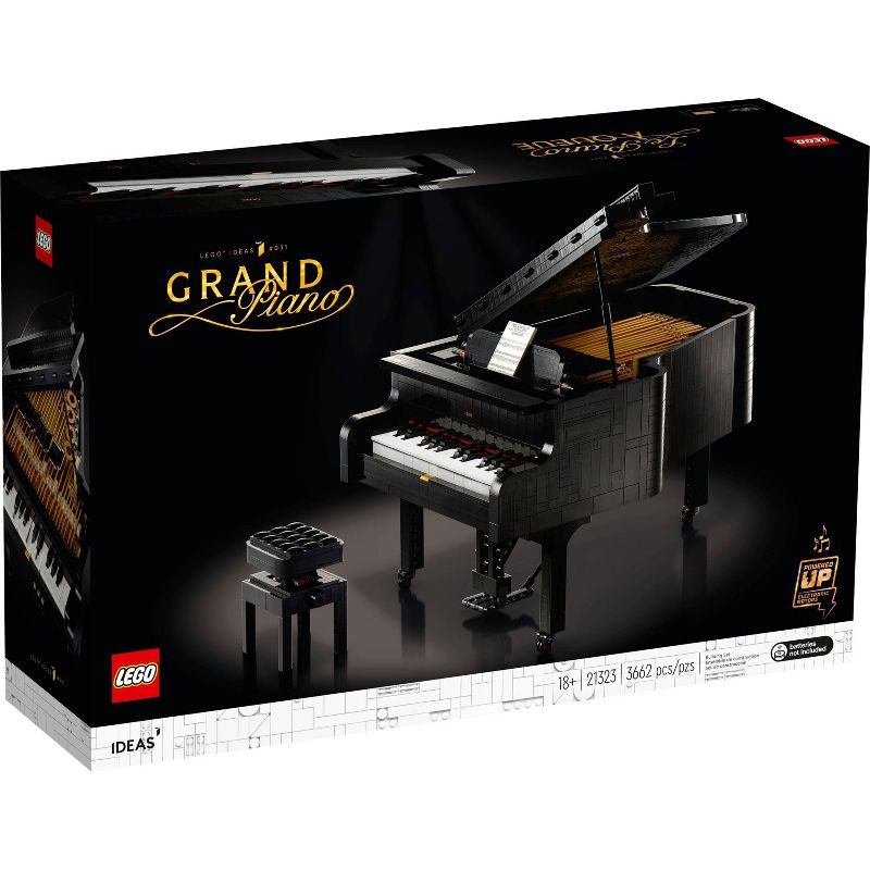 LEGO Ideas Grand Piano Model Building Set 21323, 5 of 12