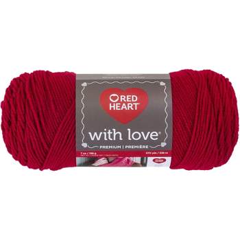 Red Heart With Love Yarn-boysenberry : Target