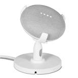 Insten Table Holder For Google Home Mini, 360° Rotation Adjustable Desktop Stand Bracket Mount, White