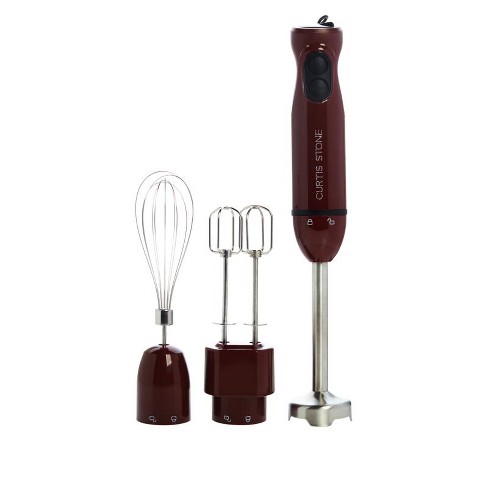Courant 2-speed Immersion Hand Blender With Stainless Steel Blades- Red :  Target