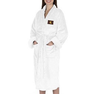 Wyoming Cowboys NCAA White Out Silk Touch Robe Small/Medium - 1 of 4