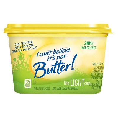 I Can't Believe It's Not Butter! Light Buttery Spread - 15oz