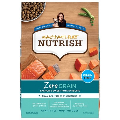 Rachael Ray Nutrish Zero Grain Salmon & Sweet Potato Dry Dog Food - 11.5lbs