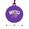 Western Carolina Primary Logo Aluminum Holiday Christmas Tree Ornament - 3 of 4