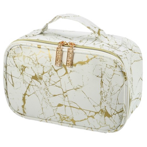 Wholesale Hot selling cosmetic bags promotional gift white marble designs  makeup cosmetic bag From m.