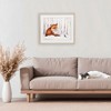 Stupell Industries Meeting of Fox And Sparrow Framed Print Under Glass Art - 3 of 4