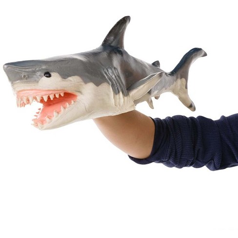 Hearthsong Large Water Animal Hand Puppet With Realistic Details Shark Target