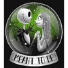 Girl's The Nightmare Before Christmas Jack and Sally Meant To Be T-Shirt - 2 of 4
