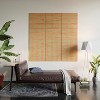 Mirimo Peach and Pistache Gingham Wood Wall Mural - Society6 - 2 of 2