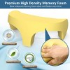 Lap Desk Pillow for Reading and Gaming, Memory Foam Bed Rest Pillow with Ergonomic Arm Support, Multi-Use Couch Laptop Pillow for Adults - 4 of 4