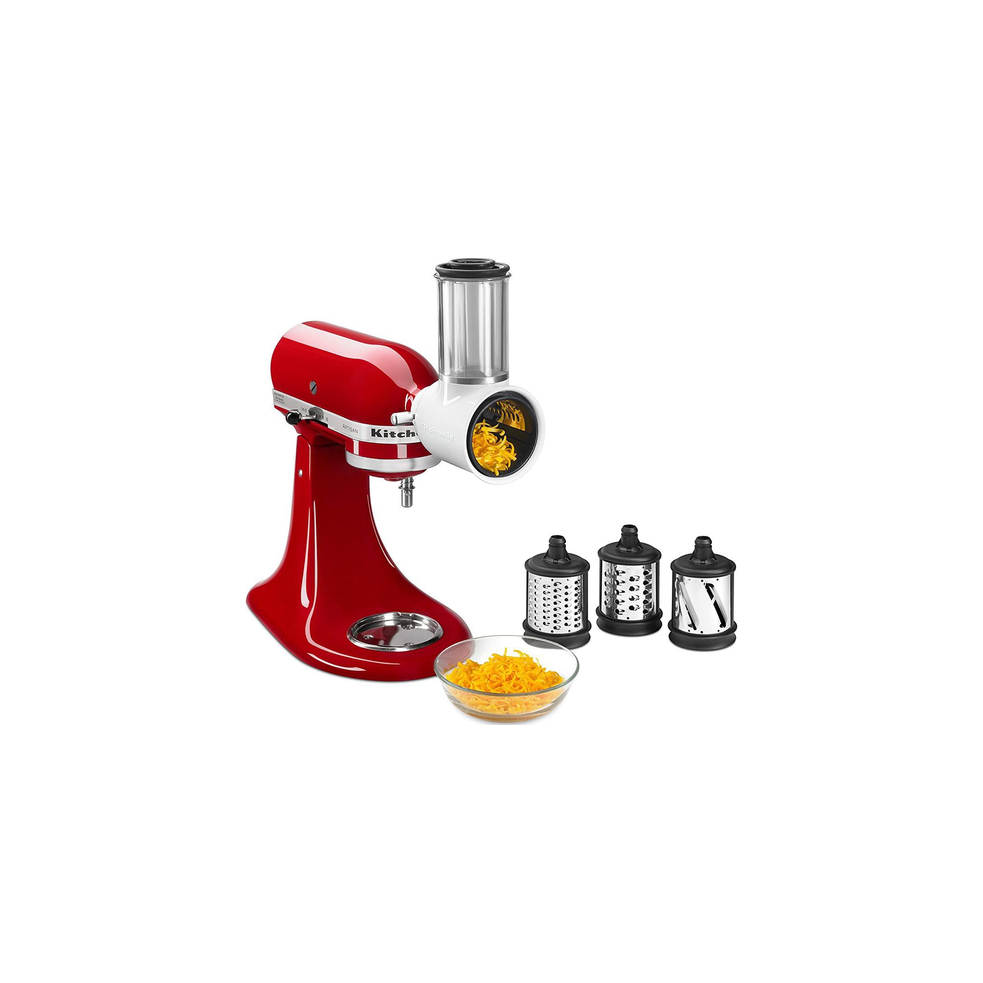 KitchenAid Fresh Prep Slicer/Shredder Attachment for Stand Mixers, White (KSMVSA)