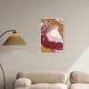 Art Remedy Burgundy and Cork Boho Abstract Wall Art Framed - 2 of 4