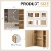 Bathroom Medicine Cabinet with Mirror, Wall Mounted MDF Storage Cabinet for Bathroom or Powder Room – Cuddlewood - 4 of 4