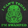 Mens I Cant Today Im Swamped Funny T Shirt Sarcastic Monster Graphic Tee - Crazy Dog Men's T Shirt - 2 of 4