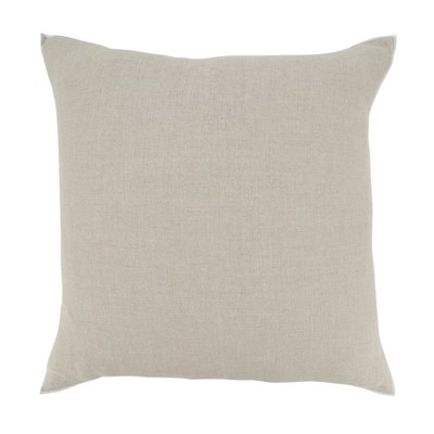 SARO LIFESTYLE Cuscino Quadrato 50x50 Cm – Cotone Con Piuma – Stampa Polpo E Bordo In Iuta – Blu Navy