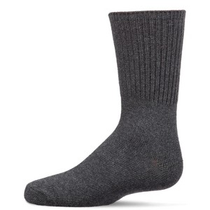 Memoi Kids Ribbed Moisture-Wicking Crew Socks - 1 of 2