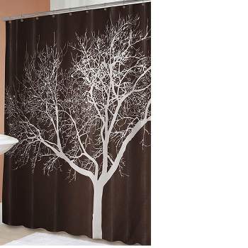 Tree Shower Curtain Chocolate - Splash Home