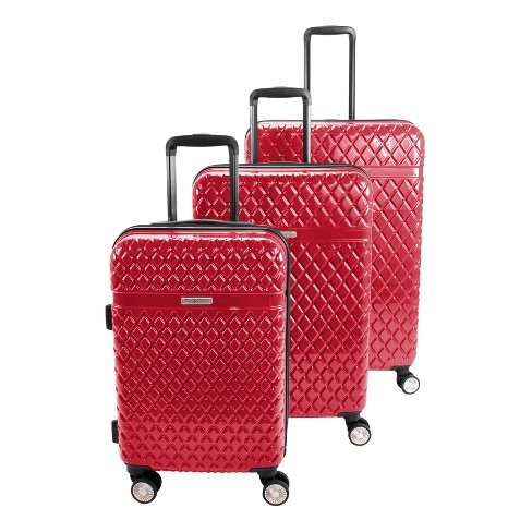 Kathy Ireland Yasmine 3 piece Hardside Luggage Set Goji Berry Target