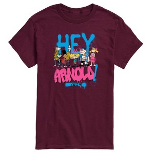 Men's - Hey Arnold! - Arnold Spray Paint 96 Short Sleeve Graphic T-Shirt - 1 of 4