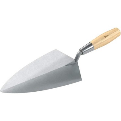 Bon Tool 72-642 Brick Trowel Forged 11-inch Philadelphia Wood Handle