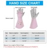 Unique Bargains Leather Gardening Thorn Proof Protective Garden Gloves 1 Pair - 2 of 3