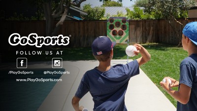 GoSports Pro Pitch Challenge Baseball Toss Game Set with PVC Frame