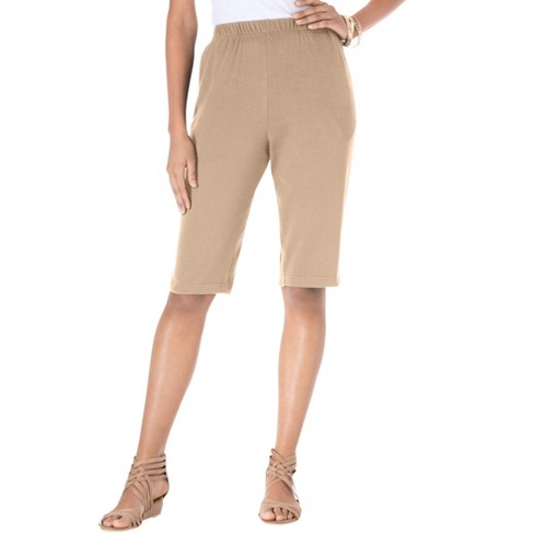 Agnes Orinda Women's Plus Size Drawstring Elastic Waist Cargo Pants With  Pockets Khaki 3x : Target
