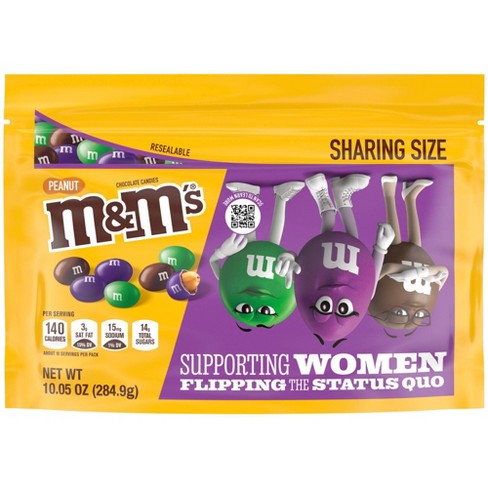 M&M's Peanut Chocolate Candies - Sharing Size - 24ct Display Box