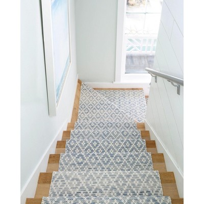Diamond Blue Handwoven Cotton 2' x 3' Rug