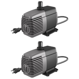 Hydrofarm Active Aqua AAPW800 58-Watt Indoor and Outdoor Hydroponics Submersible Water Pump for 80-Reservoirs, 800gph Flow Rate, BPA-Free (2 Pack) - 1 of 4