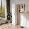 SKRAN Freestanding Cabinet with Inadjustable Shelves and Two Doors for Kitchen, Dining Room - Lightweight MDF Storage Furniture for Home - 2 of 4