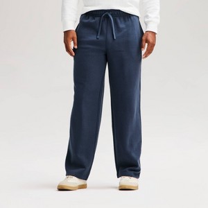 Men's Every Wear Straight Leg Fleece Sweatpants - Goodfellow & Co™ Navy ...