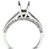 Pompeii3 14K 5/8ct Diamond Engagement Semi Mount Setting Ring - 3 of 4