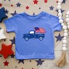 The Juniper Shop Truck With Flag Toddler Short Sleeve Tee - 2 of 2