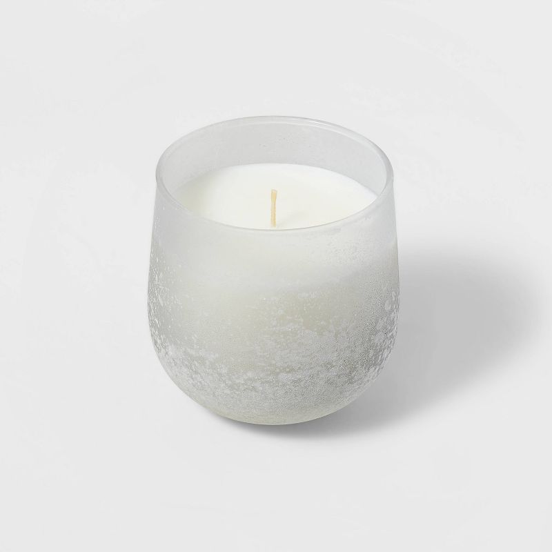 Tranquility Fashion Salted Glass Wellness Jar Candle Gray - Casaluna™, 1 of 8