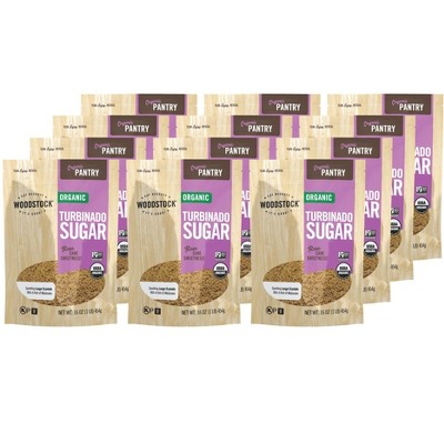 Woodstock Organic Turbinado Sugar - Case of 12/16 oz