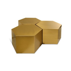 Meridian Furniture,Hexagon Coffee Table - 1 of 4