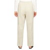 Alfred Dunner, Women's Soft Twill Casual Pull-On Short Length Pant, Stone, 12 - 2 of 4