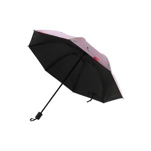 Unique Bargains Travel Umbrella Manual 3-fold Fruit Pattern Sun Protection Vinyl Impact Cloth 1 Pcs - 1 of 4