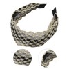 Unique Bargains Women's Elegant Lace Mesh Floral Hairband 6.30"x5.12" Black Beige 1 Pc - 3 of 3