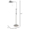 Cal Lighting 60W Croby Pharmacy Floor Lamp, Brushed Steel (BO-2441FL-BS) - 2 of 2