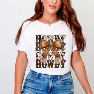 Simply Sage Market Coquette Howdy Stacked Garment Dyed Tee - 1 of 4
