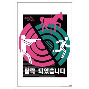 Trends International Netflix Squid Game: Season 3 (2025) - You Are Eliminated Framed Wall Poster Prints - 1 of 4