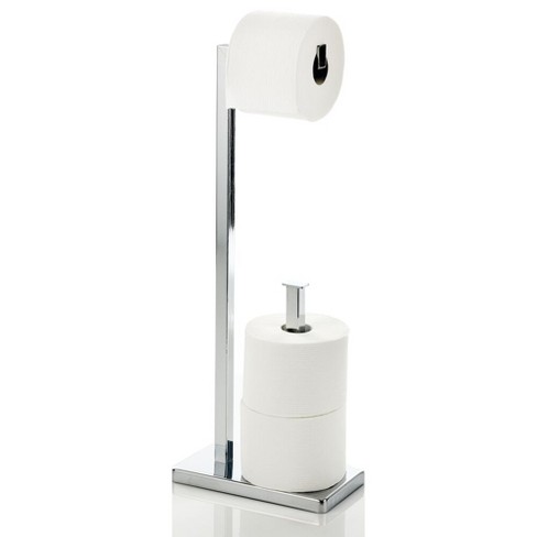 2 Pcs Towel Rack Cabinet Holder Paper Roll Toilet Stainless Steel Cartoon Mount  Plate Dispenser